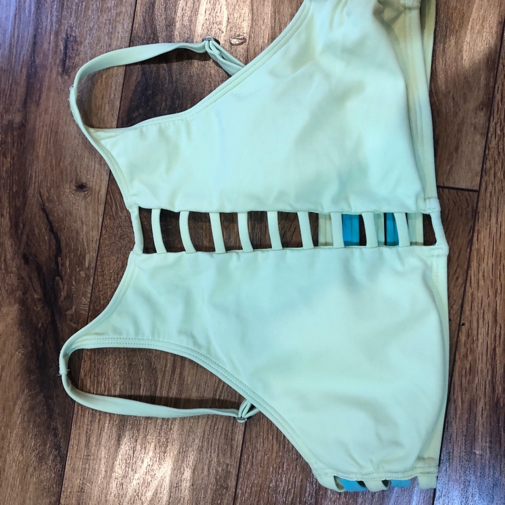 hollister swim top!